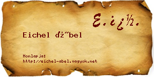 Eichel Ábel névjegykártya